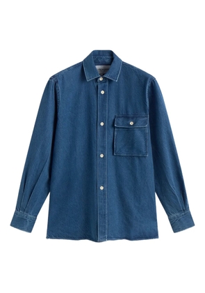 LES HÉRITIERS pocket indigo shirt - Blue