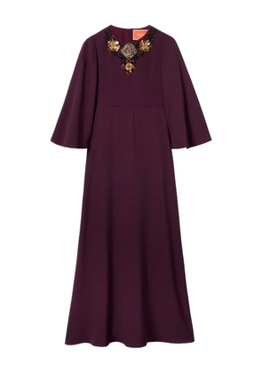 La DoubleJ Sorella bell-sleeve maxi dress - Red