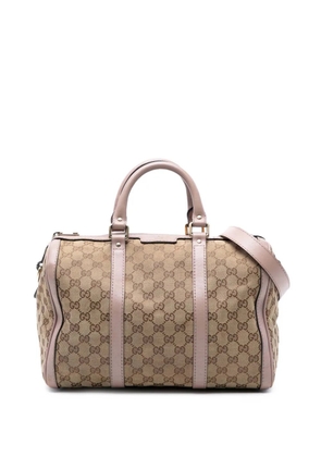 Gucci Pre-Owned 2016-2025 Medium GG Canvas Joy Boston Bag satchel - Brown