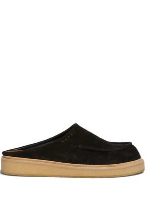 Marni leather slippers - Black