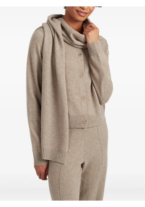 Chinti & Parker ribbed-edges scarf - Neutrals