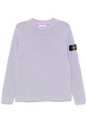 Stone Island painted-effect sweater - Purple