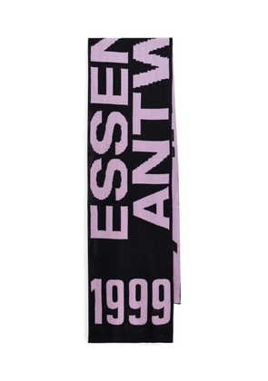 Essentiel Antwerp intarsia scarf - Black