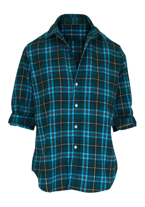 Frank & Eileen plaid blouse - Green