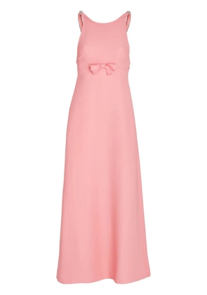 Giambattista Valli open back maxi dress - Pink