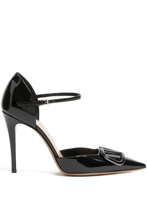 Valentino Garavani Vlogo-detail heeled pumps - Black