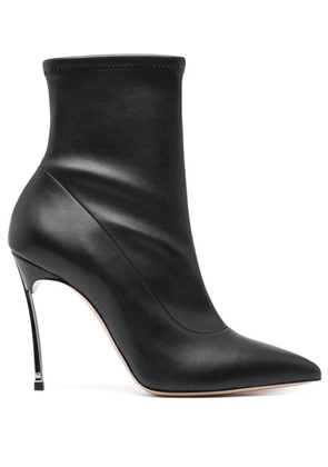 Casadei 120mm Blade boots - Black