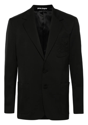 Palm Angels single-breasted twill blazer - Black