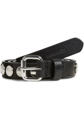 DSQUARED2 stud-embellished leather belt - Black