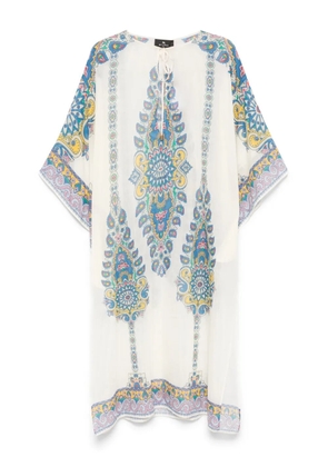 ETRO paisley-print dress - White