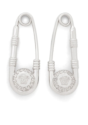 Versace Safety Pin drop earrings - Silver
