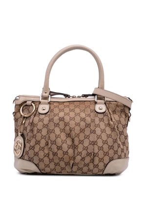 Gucci Pre-Owned 2016-2025 GG Canvas Sukey satchel - Brown