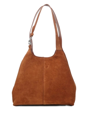 Coccinelle ring detail tote bag - Brown