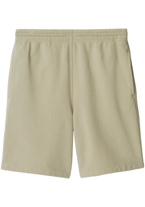 Burberry EKD-appliqué cotton shorts - Neutrals