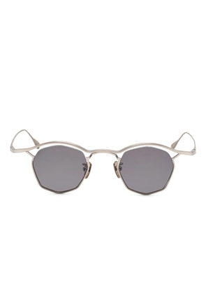 Factory900 x Titanos irregular-frame sunglasses - Silver