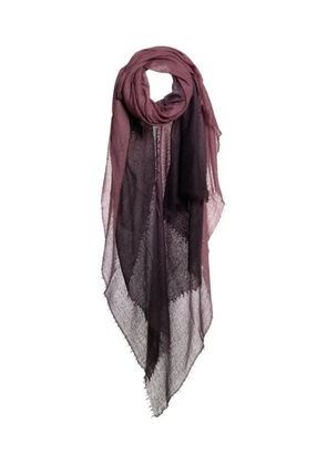 MIRROR IN THE SKY Souffle cashmere scarf - Purple