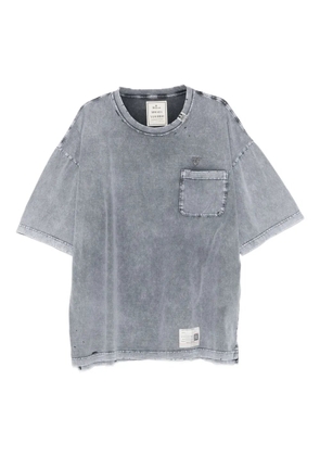 Maison MIHARA YASUHIRO chest-pocket bleached T-shirt - Grey