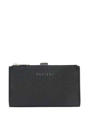 Orciani press-stud zip wallet - Black