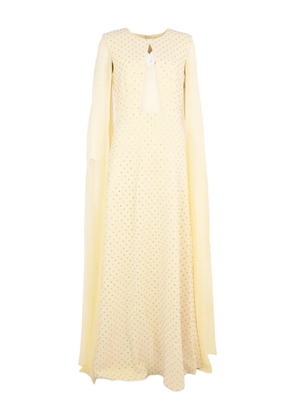 Roland Mouret key-hole-detail maxi dress - Yellow