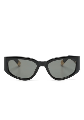Jacquemus Les Lunettes Gala butterfly-frame sunglasses - Black