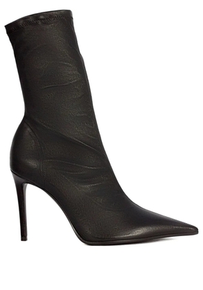 Lella Baldi 95mm pointed-toe boots - Black