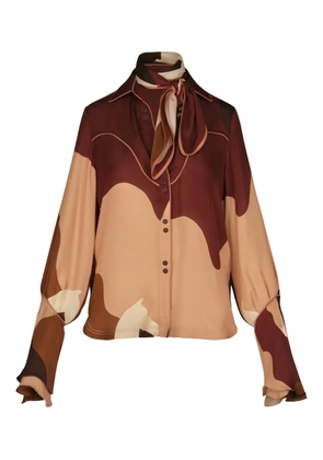 Johanna Ortiz High Tides shirt - Brown