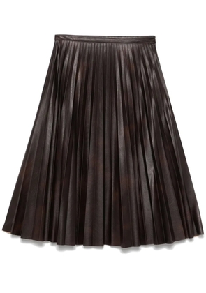 PINKO pleated midi skirt - Brown