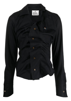 Vivienne Westwood Drunken cotton shirt - Black