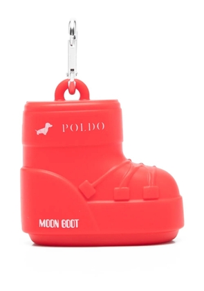 Moon Boot boot design pet accessory - Red