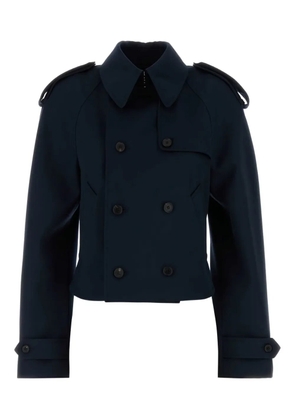 Alexander McQueen double-breasted wool jacket - Blue