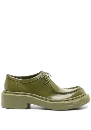CamperLab Vamonos 'Green' derby shoes