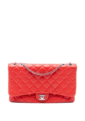CHANEL Pre-Owned 2014 Jumbo Quilted Calfskin Tender Touch Flap shoulder bag - Red