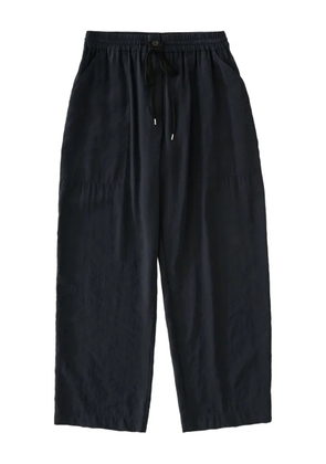 Studio Nicholson drawstring elasticated trousers - Blue