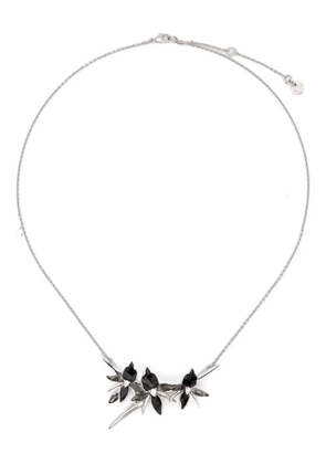 Shaun Leane orchid-flower diamond necklace - Silver