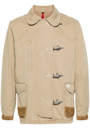 Fay 4 Ganci cotton jacket - Neutrals