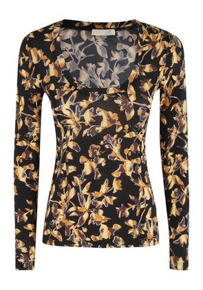 Ulla Johnson floral-print t-shirt - Black