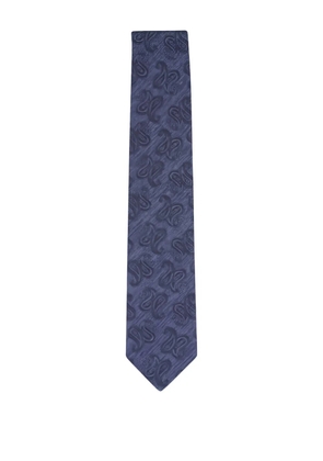 Paolo Albizzati paisley-pattern tie - Blue