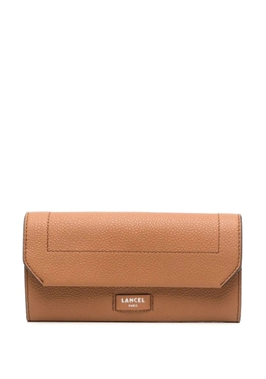 Lancel pebbled-leather purse - Neutrals