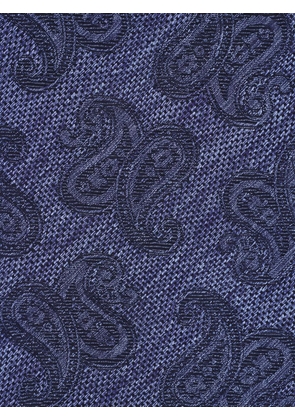 Paolo Albizzati paisley-pattern tie - Blue