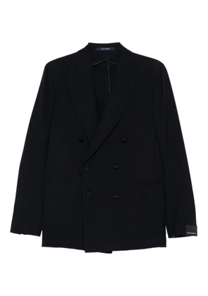 Tagliatore double-breasted patch-pocket jacket - Black
