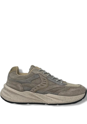 Voile Blanche Club22 suede panelled trainers - Grey