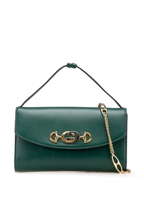 Gucci Pre-Owned 2016-2024 Small Leather Zumi satchel - Green