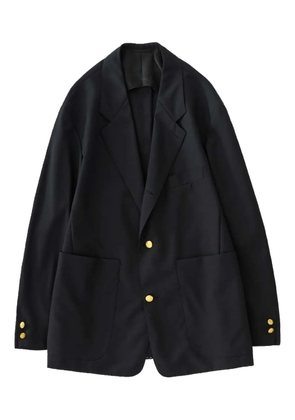 Studio Nicholson buttoned blazer - Blue