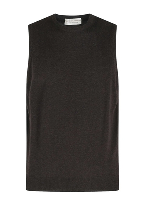 Filippo De Laurentiis sleeveless vest - Brown
