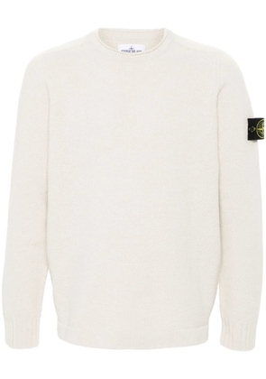 Stone Island Compass-badge crew-neck jumper - Neutrals