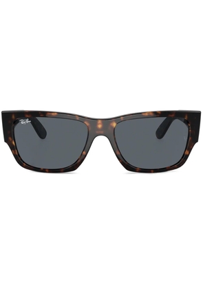 Ray-Ban Carlos rectangle-frame sunglasses - Brown