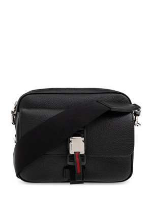 Gucci small Web-stripe messenger bag - Black
