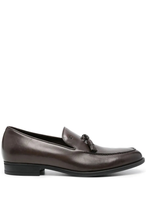 Fratelli Rossetti tassel-detail leather loafers - Brown
