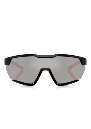 SCUDERIA FERRARI geometric frame sunglasses - Black