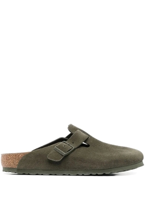 Birkenstock suede leather slip-on slippers - Green